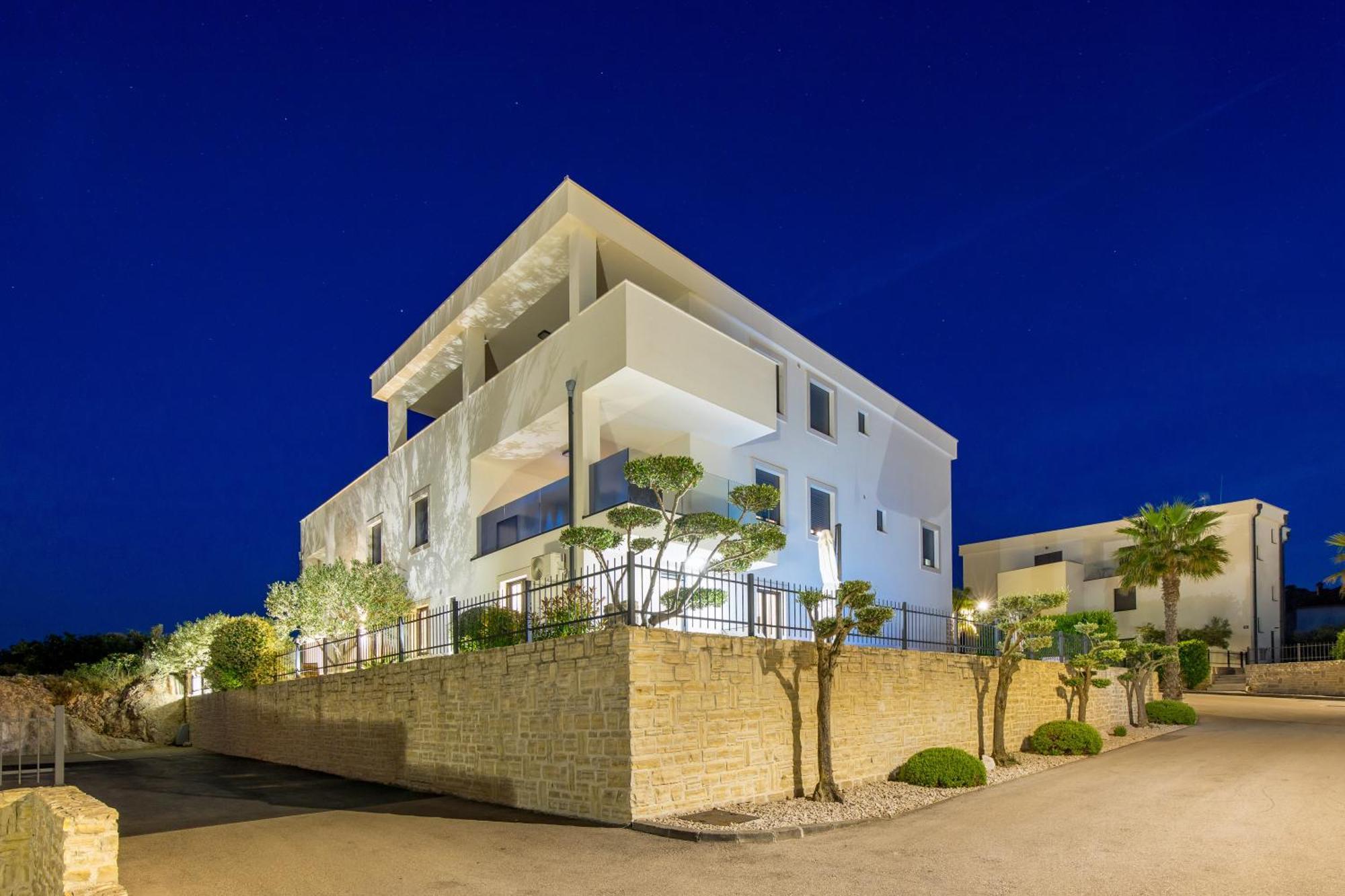 Luxury Apartment Hyperion With Private Pool And Garden Муртер Екстер'єр фото