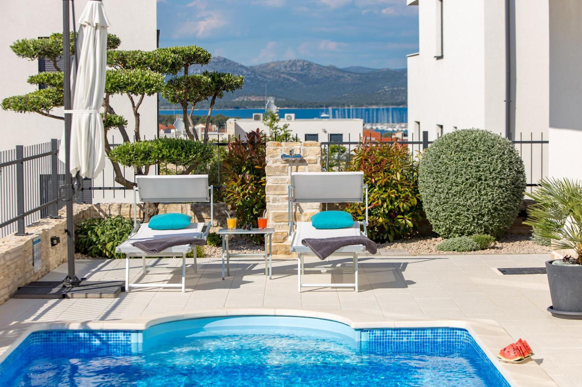 Luxury Apartment Hyperion With Private Pool And Garden Муртер Екстер'єр фото