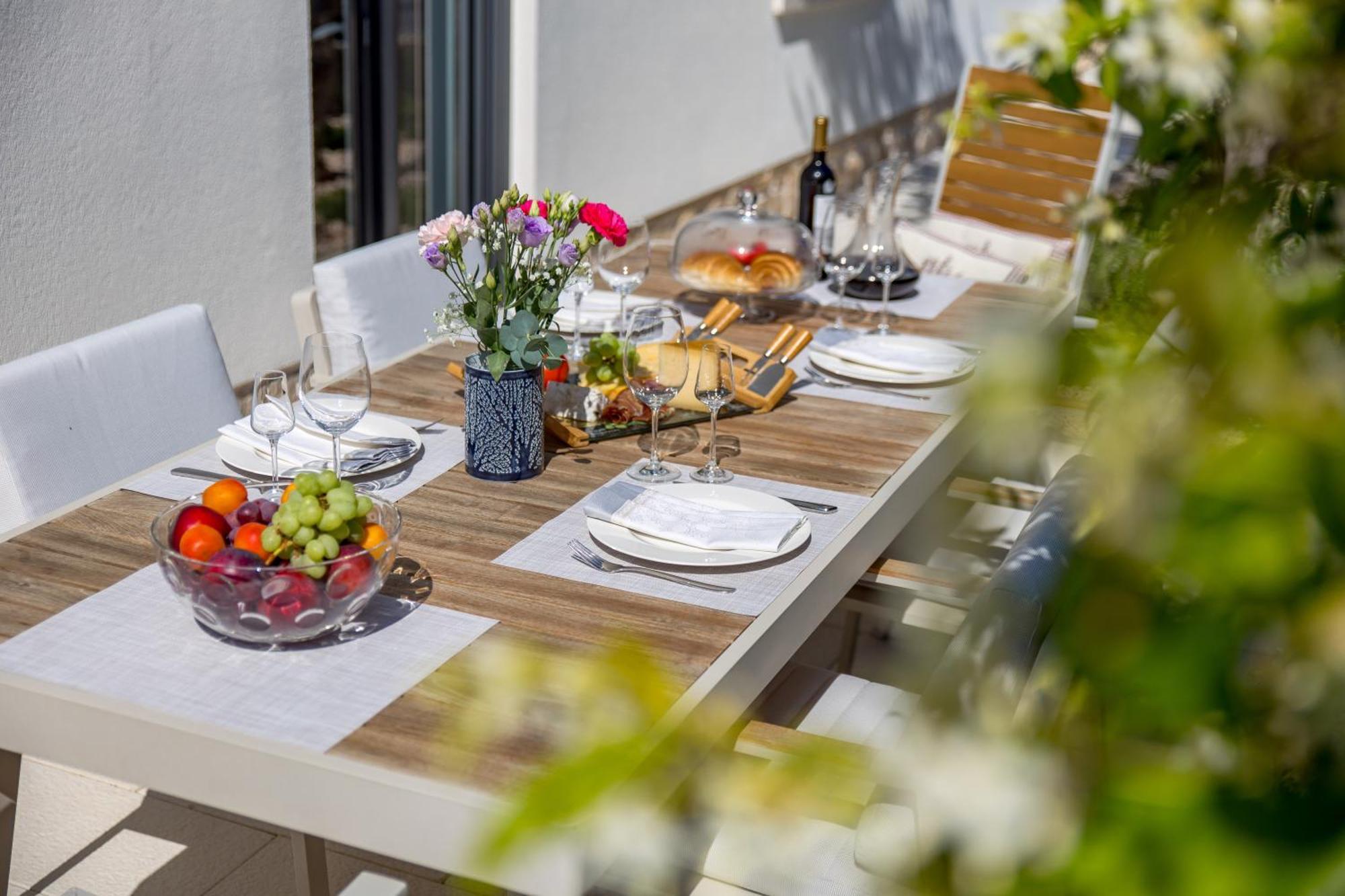 Luxury Apartment Hyperion With Private Pool And Garden Муртер Екстер'єр фото