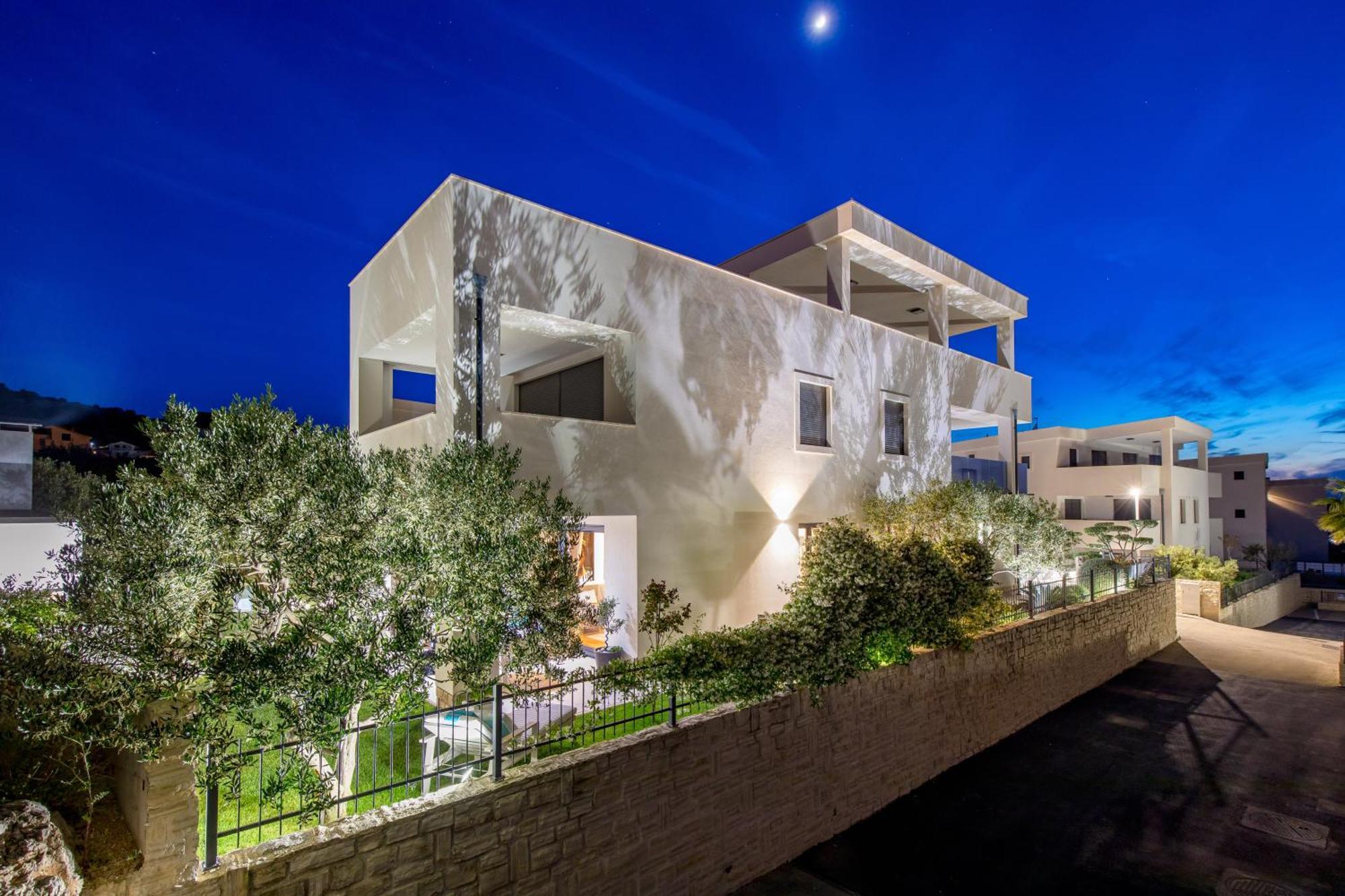 Luxury Apartment Hyperion With Private Pool And Garden Муртер Екстер'єр фото
