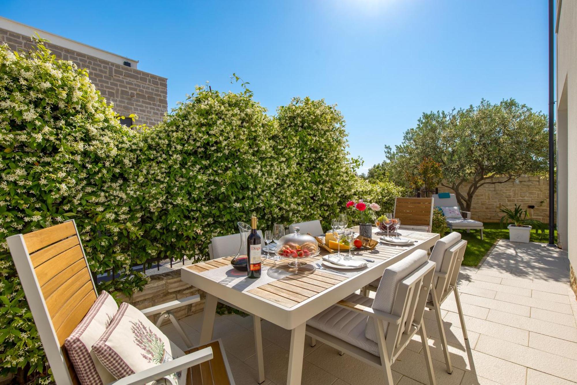 Luxury Apartment Hyperion With Private Pool And Garden Муртер Екстер'єр фото
